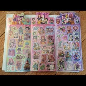 6 K-Pop Demon Hunters sticker pack